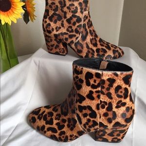 Botkier Allie Leopard Booties